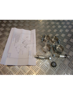 montage scorpion cp134 135 tube pot silencieux moto kawasaki z 1000 Z039.KA69 2