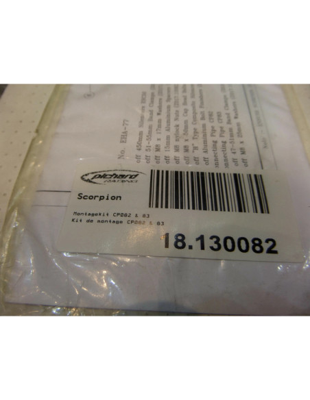 montage scorpion cp082 83 tube pot silencieux moto honda vtr 1000 sp2 Z039.HA77