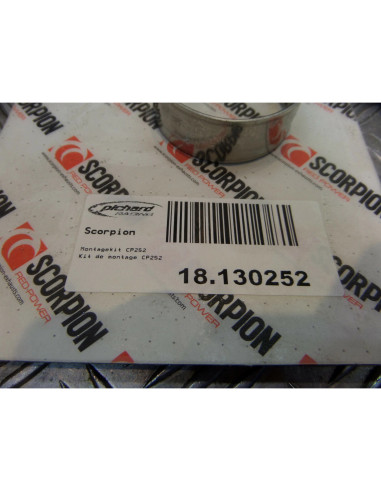 montage scorpion cp252 tube pot silencieux moto suzuki gs 500 f gsf Z039.SI82 co