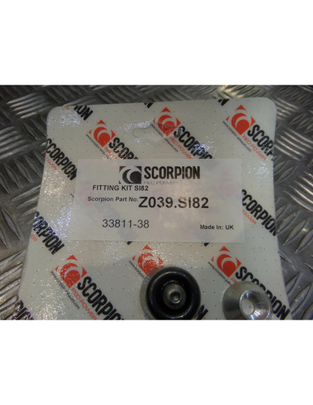 montage scorpion cp252 tube pot silencieux moto suzuki gs 500 f gsf Z039.SI82 co