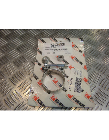 montage scorpion cp101 tube pot silencieux moto honda cbr 1000 f Z039.HA65 colli