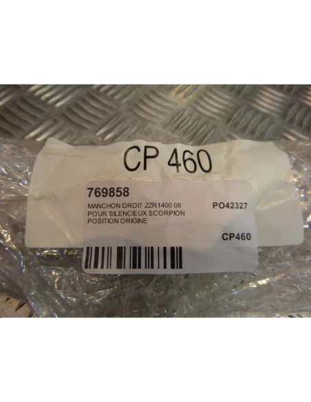 manchon droit tube silencieux pot moto kawasaki 1400 zzr 769858 CP460 ligne echa