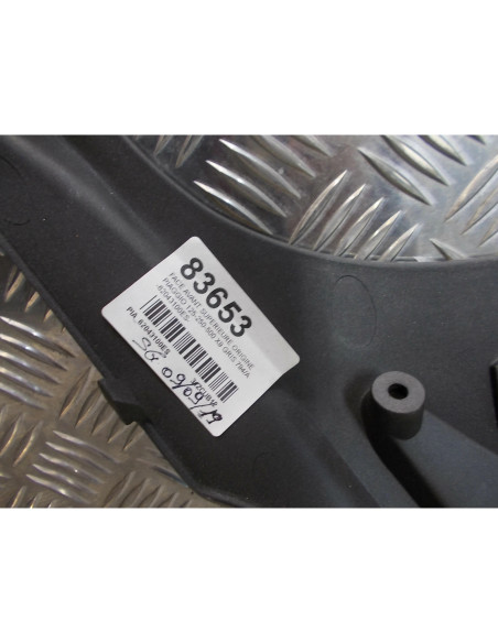 cache face avant superieur tablier scooter piaggio 125 250 500 x9 gris 62043100e