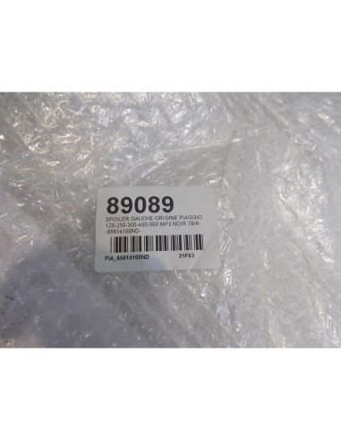 cache spoiler gauche noir scooter piaggio 125 250 300 400 500 mp3 65614100nd car