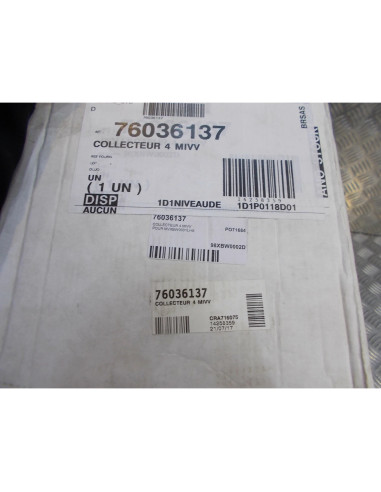 collecteur pot echappement 4 miww moto bmw s 1000 rr 76036137 97XBW0002D