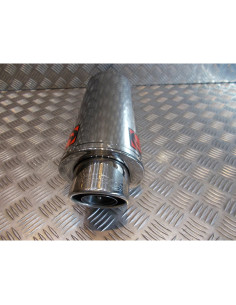 silencieux scorpion large oval plat inox 350 mm moto 18.115101 SC53SEO pot echap 2