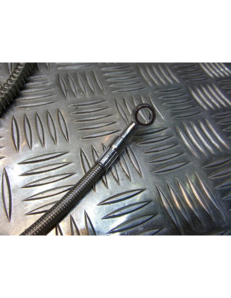 durite de frein universel adaptable type aviation 1300 mm - 130 cm moto scooter