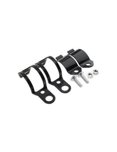 jeu platine support fixation clignotant sur fourche diam 27 mm a 36 mm moto quad