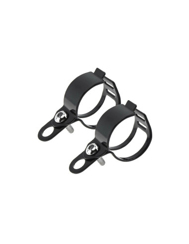 jeu platine support fixation clignotant sur fourche diam 27 mm a 36 mm moto quad