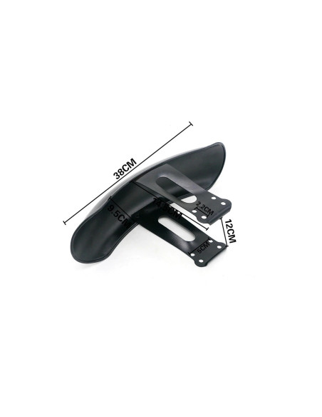 garde boue avant noir universel moto bobber custom chopper cafe racer scrambler