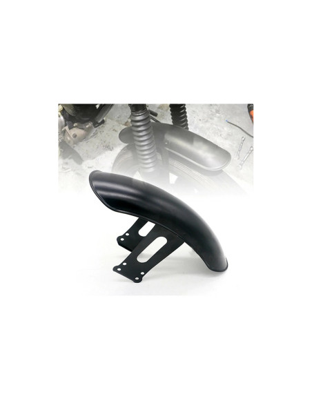 garde boue avant noir universel moto bobber custom chopper cafe racer scrambler