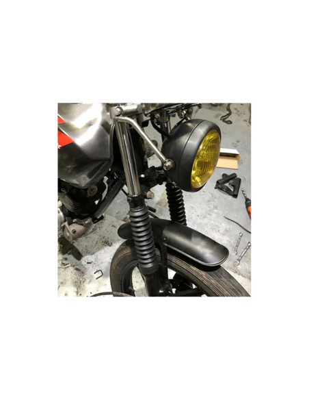 garde boue avant noir universel moto bobber custom chopper cafe racer scrambler