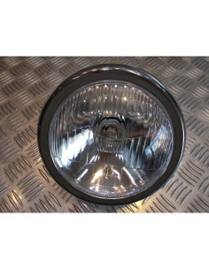 phare metal chrome universel moto bobber custom chopper cafe racer scrambler neo