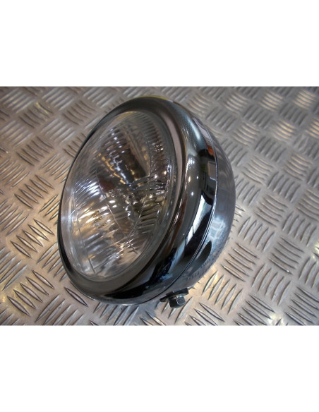 phare metal chrome universel moto bobber custom chopper cafe racer scrambler neo