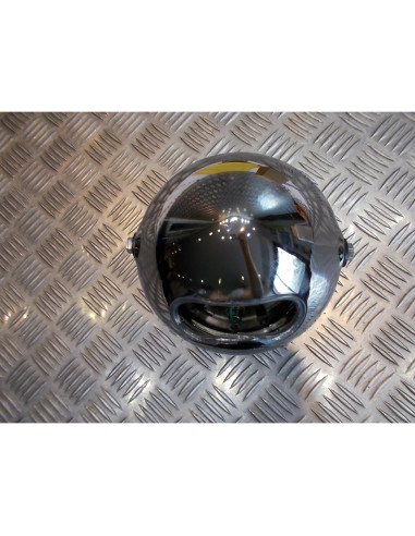 phare metal chrome universel moto bobber custom chopper cafe racer scrambler neo