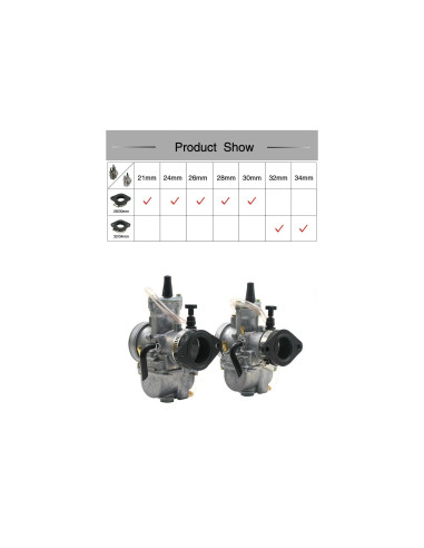 pipe admission pour carburateur 21 24 26 28 30 moto dax dirt bike monkey gorilla