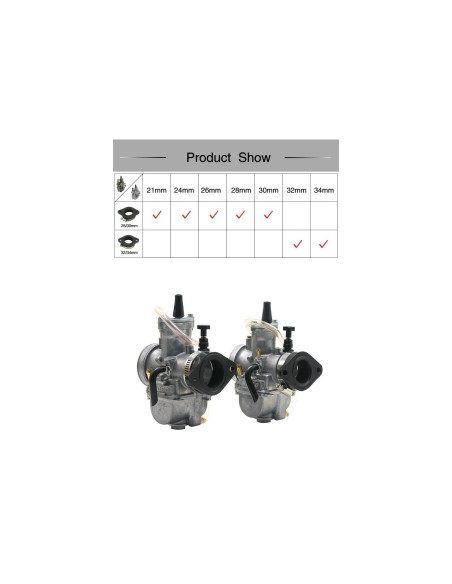 pipe admission pour carburateur 21 24 26 28 30 moto dax dirt bike monkey gorilla