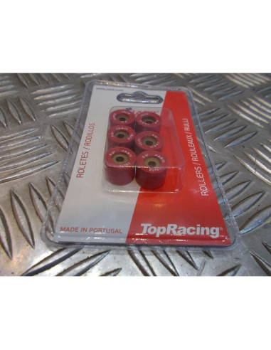 6 galets variateur JASIL 15 X 12 mm - 9 gr scooter mbk 50 booster nitro next roc