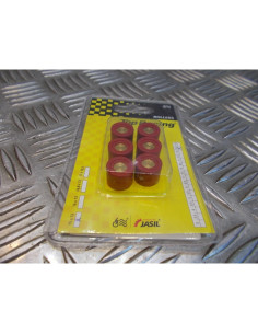 6 galets variateur JASIL 15 X 12 mm - 10,5 gr scooter mbk 50 booster nitro next