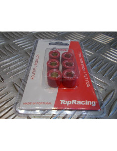 6 galets variateur JASIL 15 X 12 mm - 6,5 gr scooter mbk 50 booster nitro next r