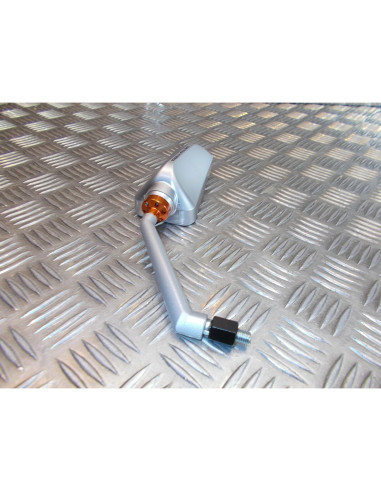 retroviseur gauche stage6 alu type f1 universel adaptable m8 scooter moto