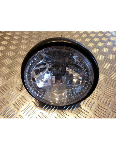 phare optique universel adaptable h4 avec clignotant led integre moto quad scoot