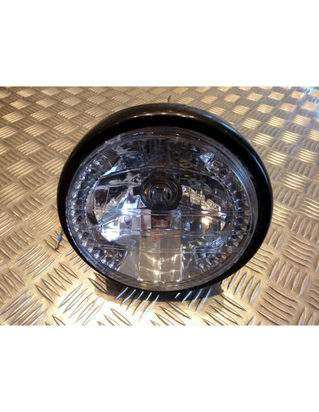 phare optique universel adaptable h4 avec clignotant led integre moto quad scoot