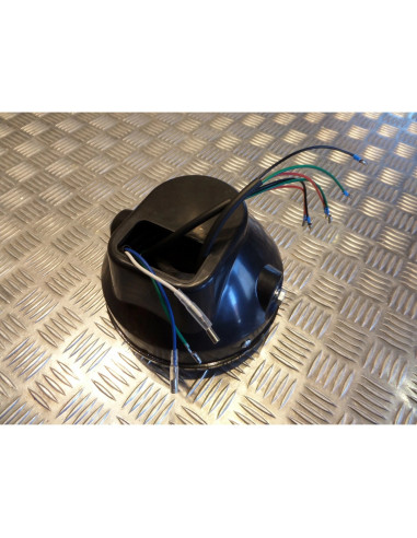 phare optique universel adaptable h4 avec clignotant led integre moto quad scoot