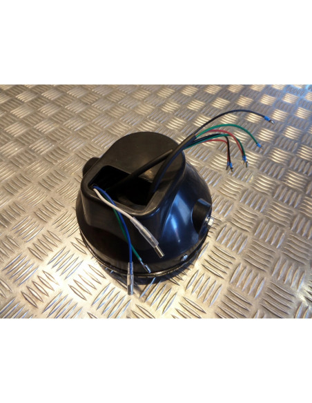 phare optique universel adaptable h4 avec clignotant led integre moto quad scoot