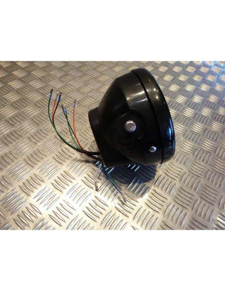 phare optique universel adaptable h4 avec clignotant led integre moto quad scoot