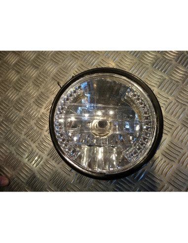 phare optique universel adaptable h4 avec clignotant led integre moto quad scoot