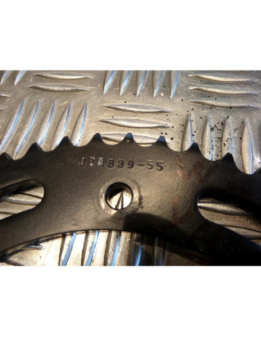 couronne transmission chaine 55 dents moto Yamaha wr 125 x 2009