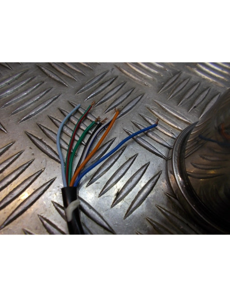 compteur vitesse mecanique chrome voyant bord universel adaptable moto scooter