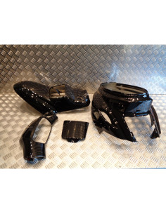 kit carrosserie cache 4 carenage noir brillant scooter mbk 50 booster bws apres 2