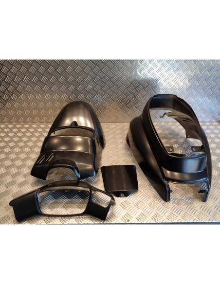 kit carrosserie cache 4 carenage noir mat scooter mbk 50 booster bws apres 2004