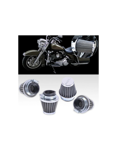 filtre air cornet diam 52 mm universel moto scooter quad ulm adaptable ...