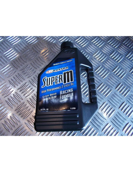 huile maxima super m moto scooter 2 temps racing formula 1 litre synthetique hig
