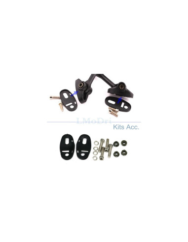 paire retroviseur universel adaptable moto sportive scooter honda cbr kawasaki z