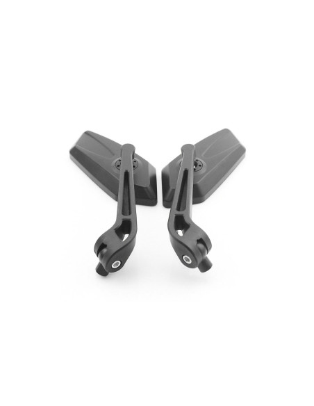 paire retroviseur noir taille 10 et 8 mm universel adaptable moto scooter quad m