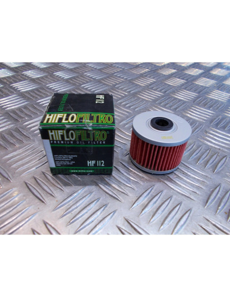 filtre a huile hiflofiltro hf 112 moto quad honda kawasaki suzuki polaris