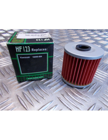filtre a huile hiflofiltro hf 123 moto kawasaki