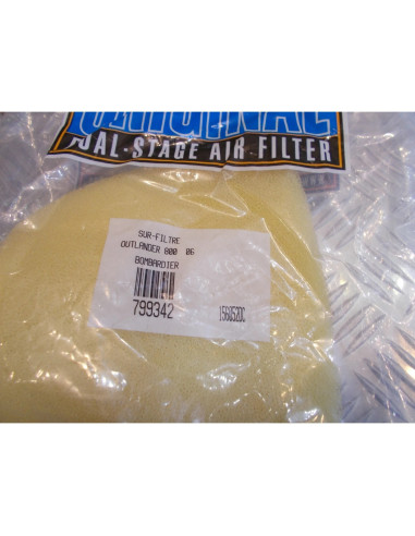 filtre a air mousse twinair 799342 quad bombardier 800 2006