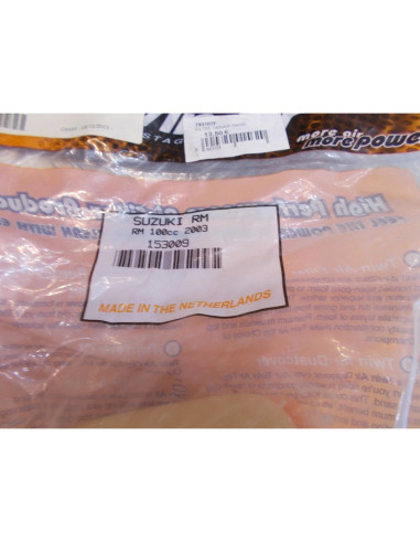 filtre a air mousse twinair 153009 moto cross suzuki 100 rm