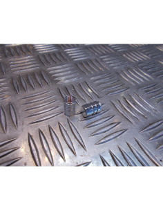 jeu de 2 x embout de valve bouchon chrome scooter moto quad ...