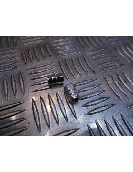 jeu de 2 x embout de valve bouchon chrome scooter moto quad ...