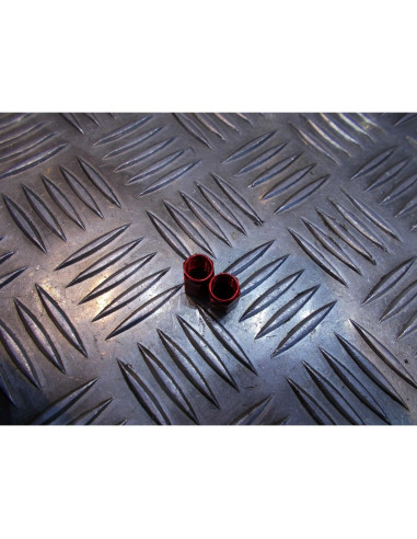 jeu de 2 x embout de valve bouchon rouge scooter moto quad ...