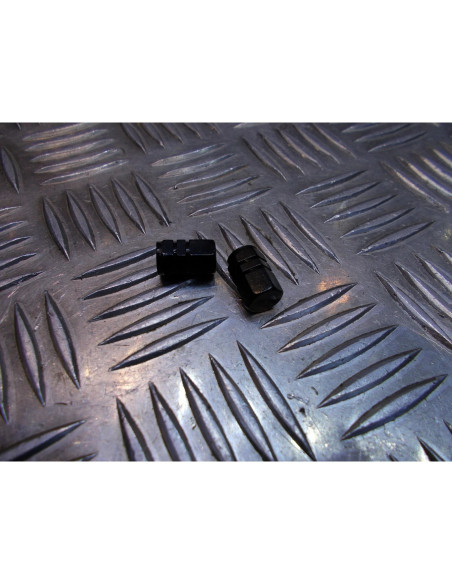 jeu de 2 x embout de valve bouchon noir scooter moto quad ...