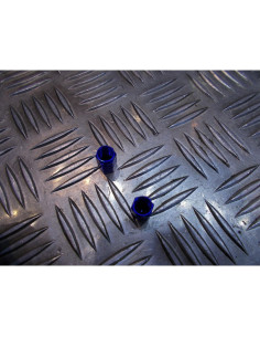 jeu de 2 x embout de valve bouchon bleu scooter moto quad ... 2