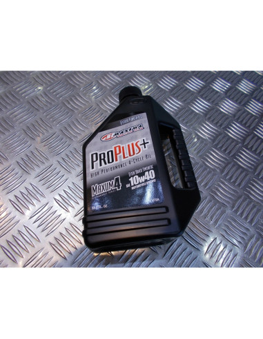 huile maxima proplus + moto 4 temps 100% synthetique 10 w 40 1 litre maximum4