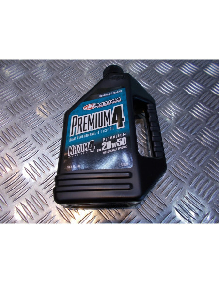 huile maxima premium 4 moto 4 temps maximum4 20 w 50 1 litre